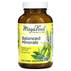 Thực phẩm chức năng MegaFood Balanced Minerals 90 Tablets 051494101698