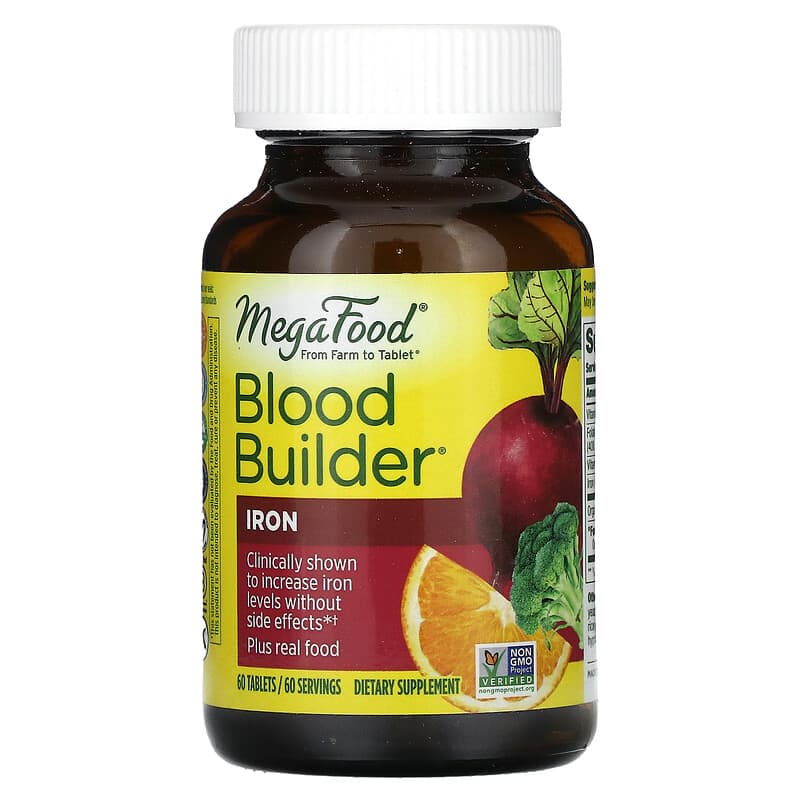 MegaFood Blood Builder Iron 60 Tablets 8 Thực phẩm chức năng MegaFood Blood Builder Iron 60 Tablets 051494101711