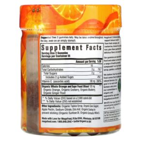 Thực phẩm bổ sung MegaFood C Defense Tangy Citrus 70 Gummies 051494104118