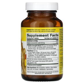 Thực phẩm bổ sung MegaFood Turmeric Curcumin Extra Strength 60 Tablets 051494100066