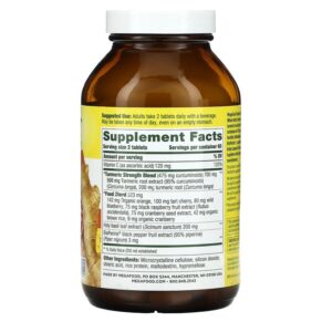 Thực phẩm bổ sung MegaFood Turmeric Curcumin Extra Strength Whole Body 237.5 mg 120 Tablets 051494100103