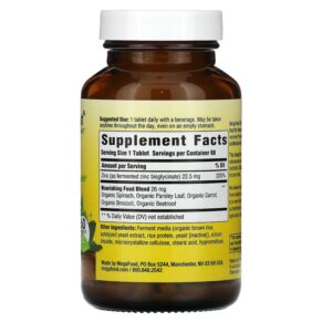 Thực phẩm bổ sung MegaFood Zinc 60 Tablets 051494101889