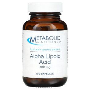 Thực phẩm chức năng Metabolic Maintenance Alpha Lipoic Acid 300 mg 100 Capsules 838287002413