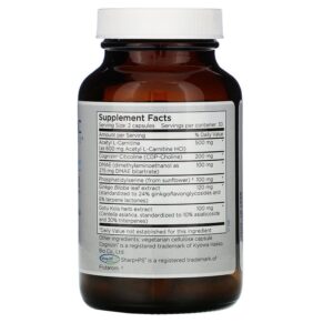 Metabolic Maintenance Brain Cell Support with Cognizin 60 Capsules 3 Thực phẩm bổ sung Metabolic Maintenance Brain Cell Support with Cognizin 60 Capsules 838287006695