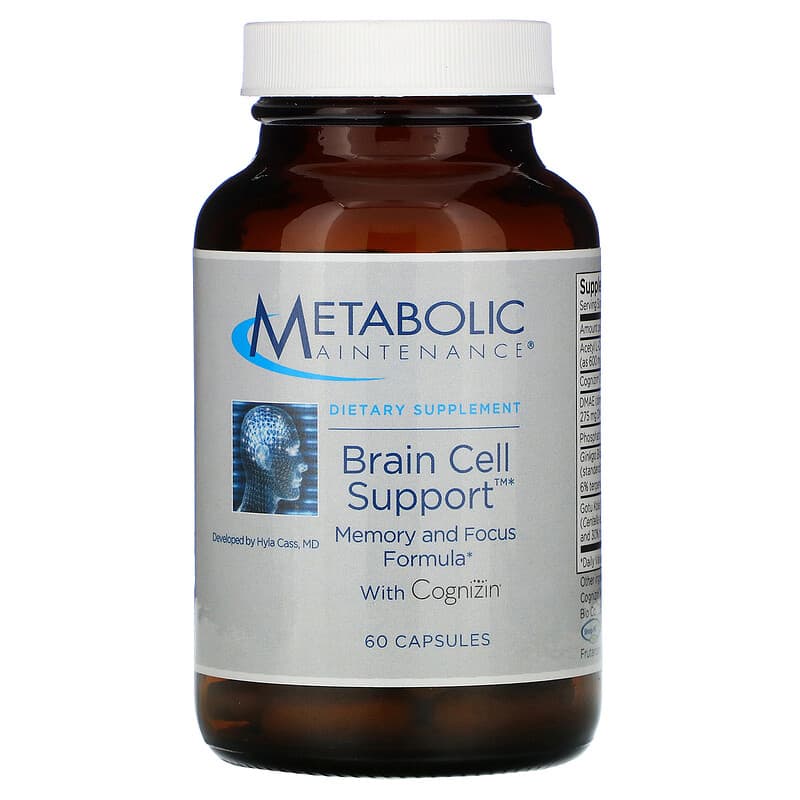 Metabolic Maintenance Brain Cell Support with Cognizin 60 Capsules 8 Thực phẩm chức năng Metabolic Maintenance Brain Cell Support with Cognizin 60 Capsules 838287006695