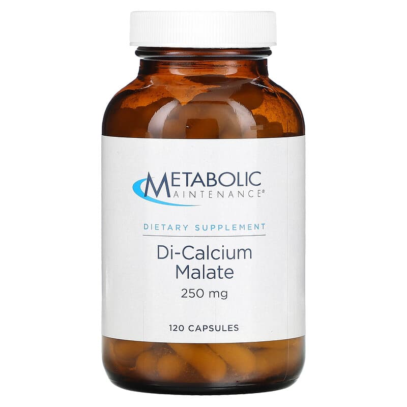 Metabolic Maintenance Di-Calcium Malate 250 mg 120 Capsules 8 Thực phẩm chức năng Metabolic Maintenance Di-Calcium Malate 250 mg 120 Capsules 838287004035