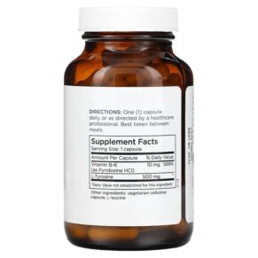 Metabolic Maintenance L-Tyrosine 500 mg 100 Capsules 3 Thực phẩm bổ sung Metabolic Maintenance L-Tyrosine 500 mg 100 Capsules 838287001485