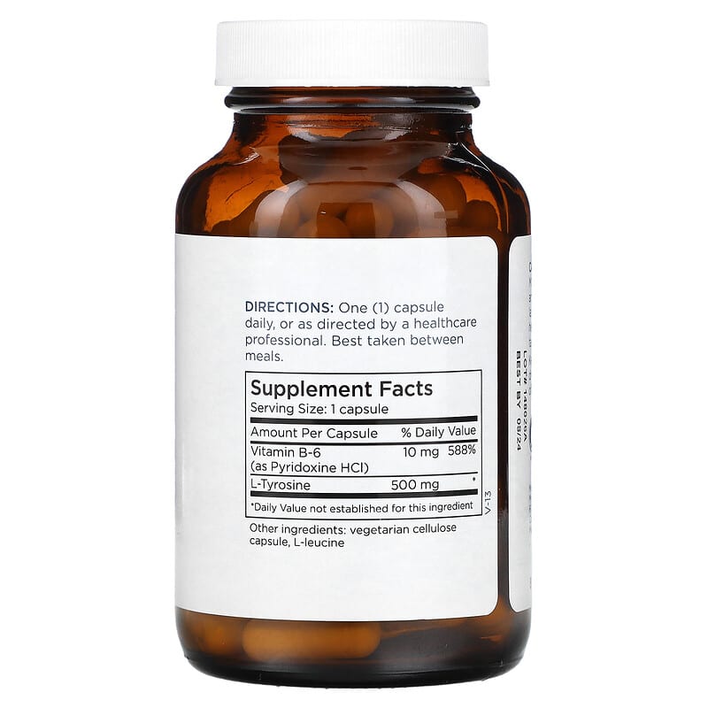 Metabolic Maintenance L-Tyrosine 500 mg 100 Capsules 2 Thực phẩm bổ sung Metabolic Maintenance L-Tyrosine 500 mg 100 Capsules 838287001485