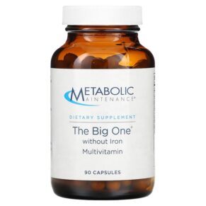 Thực phẩm chức năng Metabolic Maintenance The Big One Without Iron Multivitamin 90 Capsules 838287005209