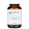 Thực phẩm chức năng Metabolic Maintenance Vitamin D-3 10.000 IU 60 Capsules 838287005117