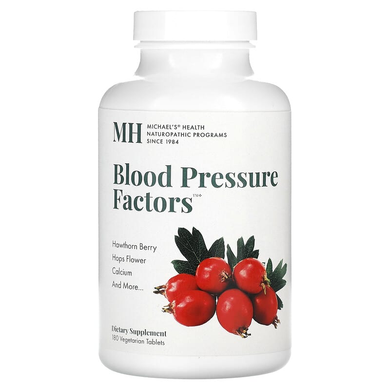Michael's Naturopathic Blood Pressure Factors 180 Vegetarian Tablets 8 Thực phẩm chức năng Michael's Naturopathic Blood Pressure Factors 180 Vegetarian Tablets 755929011919