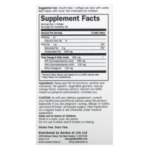Thực phẩm bổ sung Minami Nutrition Supercritical Omega-3 Fish Oil Orange 850 mg 2 Bottles 60 Softgels Each 5425018611058