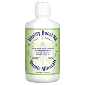 Thực phẩm chức năng Morningstar Minerals Vitality Boost HA Humic Minerals 32 fl oz (946 ml) 819237009782