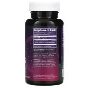 Thực phẩm bổ sung MRM Nutrition 5-HTP 100 mg 60 Vegan Capsules 609492550064