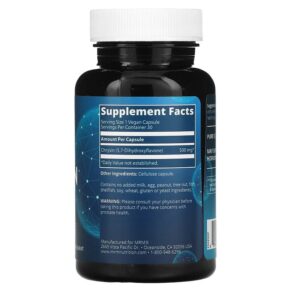 Thực phẩm bổ sung MRM Nutrition Chrysin 500 30 Vegan Capsules 609492710208