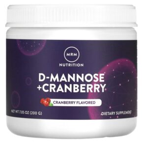 Thực phẩm chức năng MRM Nutrition D-Mannose + Cranberry Cranberry 7.05 oz (200 g) 609492310507