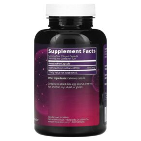 Thực phẩm bổ sung MRM Nutrition MSM 1.000 mg 120 Vegan Capsules 609492220059