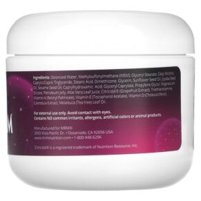 Thực phẩm bổ sung MRM Nutrition MSM Cream 4 oz (113 g) 609492220035