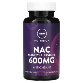 Thực phẩm chức năng MRM Nutrition Nac N-Acetyl-L-Cysteine 600 mg 60 Vegan Capsules 609492850065