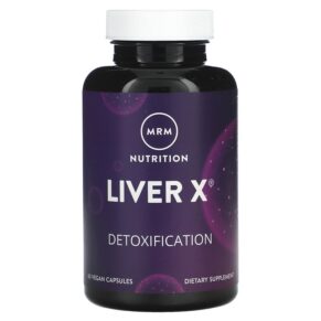 Thực phẩm chức năng MRM Nutrition Nutrition Liver X 60 Vegan Capsules 609492610058