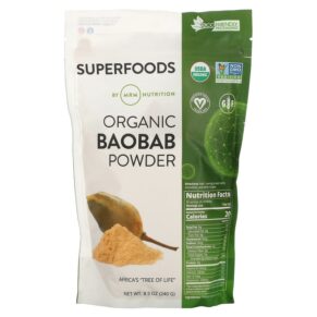 Thực phẩm chức năng MRM Nutrition Organic Baobab Powder 8.5 oz (240 g) 609492800046