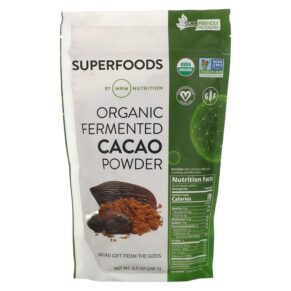 Thực phẩm chức năng MRM Nutrition Organic Fermented Cacao Powder 8.5 oz (240 g) 609492800107