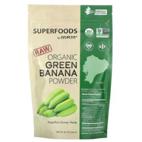 Thực phẩm chức năng MRM Nutrition Raw Organic Green Banana Powder 8.5 oz (240 g) 609492800220