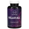 Thực phẩm chức năng MRM Nutrition Relax-All Calm & Sleep 60 Vegan Capsules 609492310170