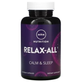 Thực phẩm chức năng MRM Nutrition Relax-All Calm & Sleep 60 Vegan Capsules 609492310170