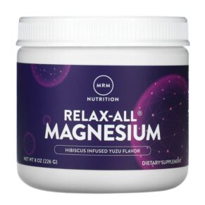 Thực phẩm chức năng MRM Nutrition Relax-All Magnesium Hibiscus Infused Yuzu 8 oz (226 g) 609492300522
