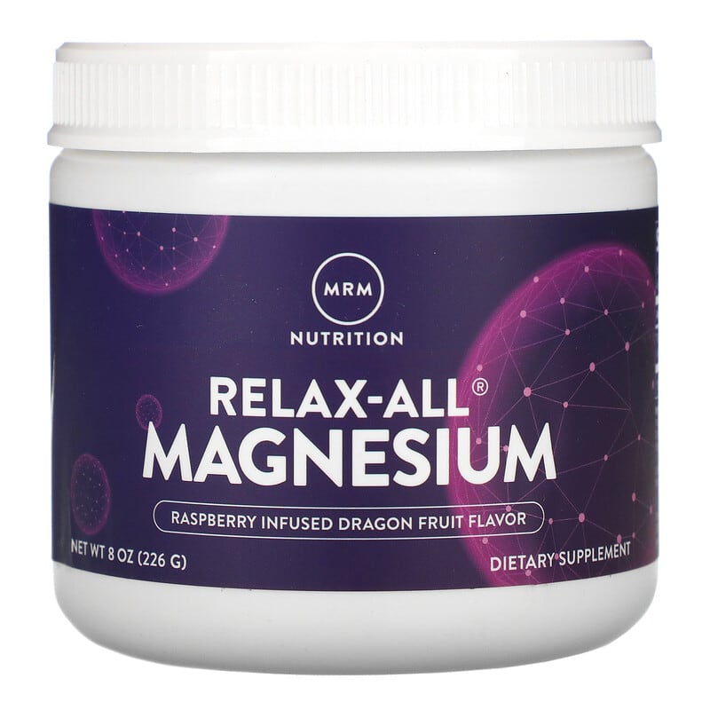 MRM Nutrition Relax-All Magnesium Raspberry Infused Dragon Fruit 8 oz (226 g) 8 Thực phẩm chức năng MRM Nutrition Relax-All Magnesium Raspberry Infused Dragon Fruit 8 oz (226 g) 609492300515
