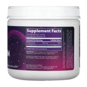 Thực phẩm bổ sung MRM Nutrition Relax-All Magnesium Unflavored 8 oz (226 g) 609492300508