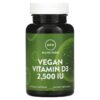 Thực phẩm chức năng MRM Nutrition Vegan Vitamin D3 2.500 IU 60 Vegan Capsules 609492231055