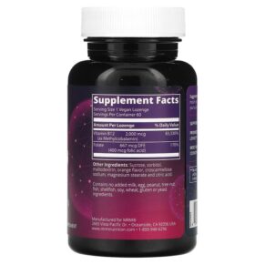 Thực phẩm bổ sung MRM Nutrition Vitamin B-12 60 Vegan Lozenges 609492810069