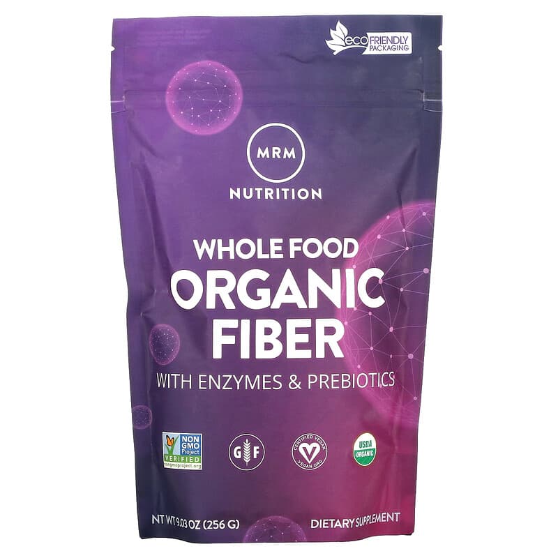 MRM Nutrition Whole Food Organic Fiber with Enzymes and Prebiotics 9.03 oz (256 g) 8 Thực phẩm chức năng MRM Nutrition Whole Food Organic Fiber with Enzymes and Prebiotics 9.03 oz (256 g) 609492310521