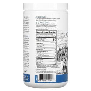 Thực phẩm bổ sung Mt. Capra Caprotein Fermented Goat-Milk Protein Vanilla Bean 1 lb (453 g) 633924720008