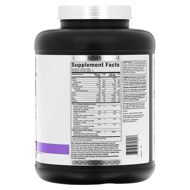 MuscleTech Mass Tech Elite Vanilla Cake 6 lbs (2.72 kg) 2 Thực phẩm bổ sung MuscleTech Mass Tech Elite Vanilla Cake 6 lbs (2.72 kg) 631656716917