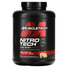 Thực phẩm chức năng MuscleTech Nitro Tech 100% Whey Gold French Vanilla Cream 5 lbs (2.27 kg) 631656710519
