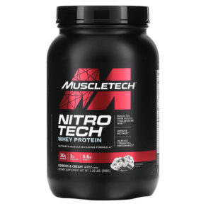 Thực phẩm chức năng MuscleTech Nitro Tech Whey Protein Cookies and Cream 2.20 lbs (998 g) 631656703276