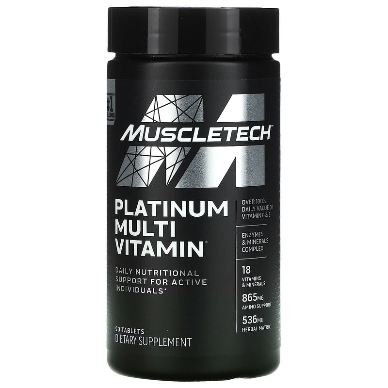 MuscleTech Platinum Multi Vitamin 90 Tablets 8 Thực phẩm chức năng MuscleTech Platinum Multi Vitamin 90 Tablets 631656610178