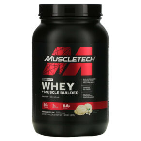 Thực phẩm chức năng MuscleTech Platinum Whey + Muscle Builder Vanilla Cream 1.8 lbs (817 g) 631656716566