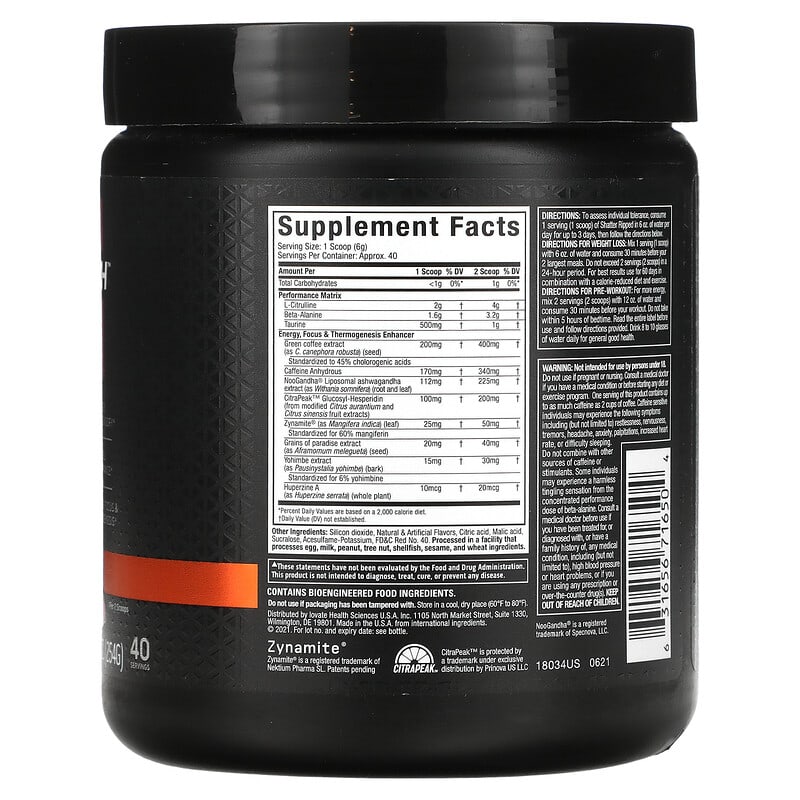 MuscleTech Shatter Pre-Workout Ripped Rainbow Candy 8.95 oz (254 g) 2 Thực phẩm bổ sung MuscleTech Shatter Pre-Workout Ripped Rainbow Candy 8.95 oz (254 g) 631656716504
