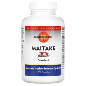Thực phẩm chức năng Mushroom Wisdom Maitake D-Fraction Standard 360 Capsules 791014104111