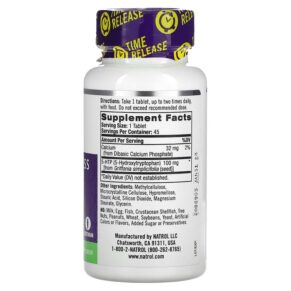 Thực phẩm bổ sung Natrol 5-HTP Time Release Extra Strength 100 mg 45 Tablets 047469052287
