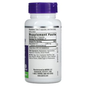 Thực phẩm bổ sung Natrol Acai Berry 500 mg 75 Veggie Caps 047469055769