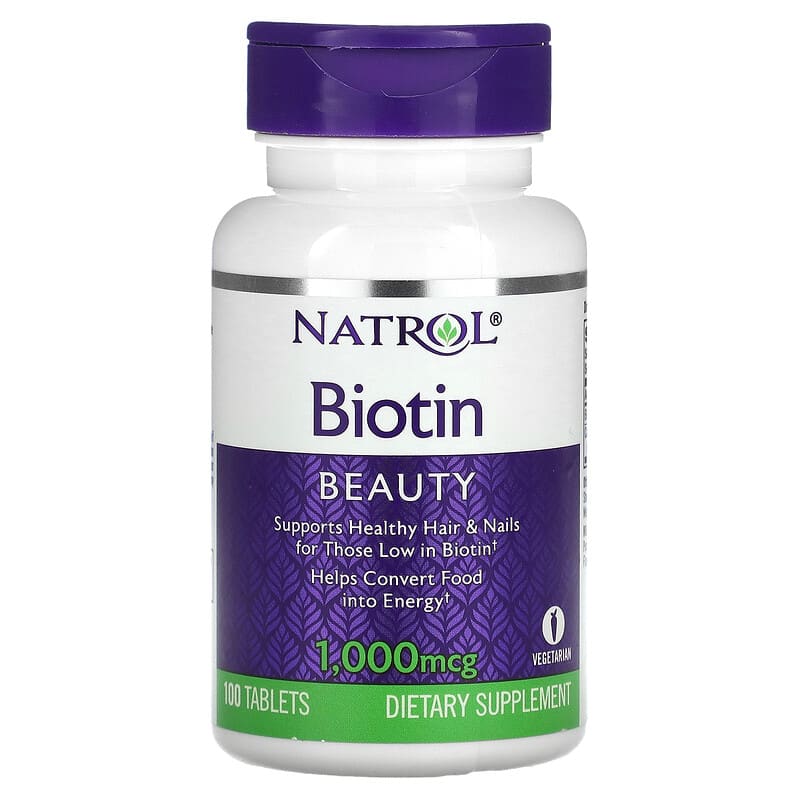 Natrol Biotin 1.000 mcg 100 Tablets 8 Thực phẩm chức năng Natrol Biotin 1.000 mcg 100 Tablets 047469052393
