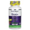 Thực phẩm chức năng Natrol Biotin Fast Dissolve Maximum Strength Strawberry 10.000 mcg 60 Tablets 047469068851