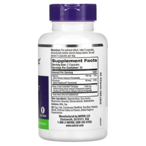 Thực phẩm bổ sung Natrol Carb Intercept with Phase 2 Carb Controller 500 mg 60 Veggie Capsules 047469161767