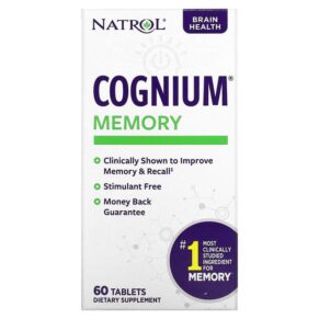 Thực phẩm chức năng Natrol Cognium Memory 60 Tablets 047469072308