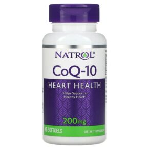 Thực phẩm chức năng Natrol CoQ-10 200 mg 45 Softgels 047469042615